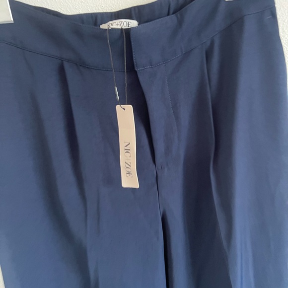 NWT Nic + Zoe ELIOT WIDE LEG SOCIAL TROUSER, size 8 - Picture 3 of 5